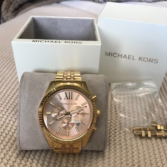 Michael Kors Accessories - Michael Kors Lexington Watch - new condition, needs battery